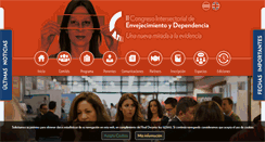 Desktop Screenshot of envejecimientoydependencia.com