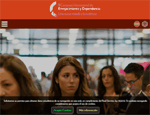Tablet Screenshot of envejecimientoydependencia.com